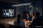 Preview: RIVO LED 45W UGR19 Pendelleuchte 4000K CRI92 120x5,5x8,3cm Hand-Swipe-Steuerung DIM 3.200lm